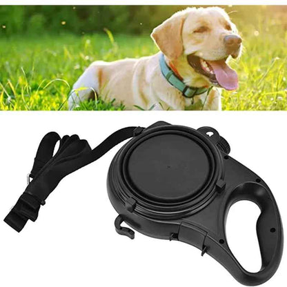 Multifunctional Pet Dog Leash with Bultin Water Bottle