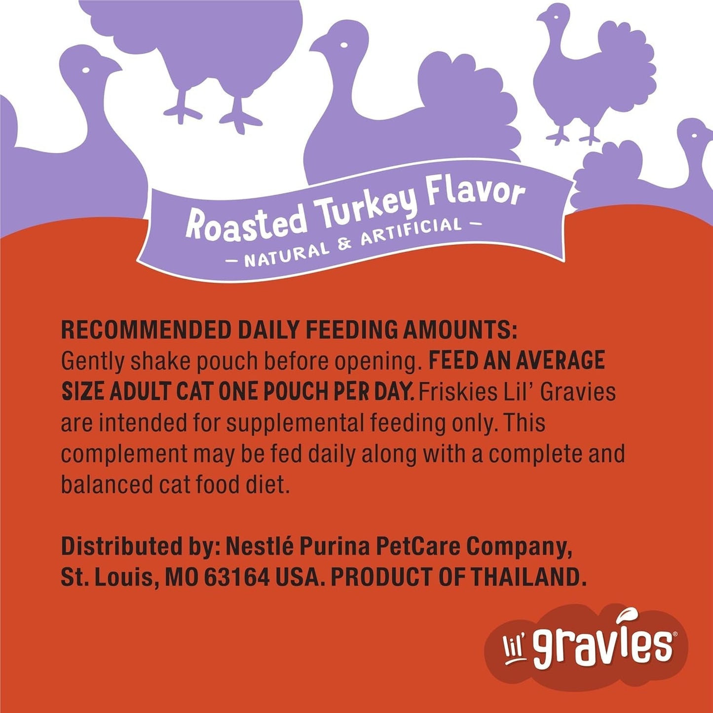 Friskies Turkey Flavor Cat Food Toppers Lil' Gravies Treats - HuckMB Pet Supply