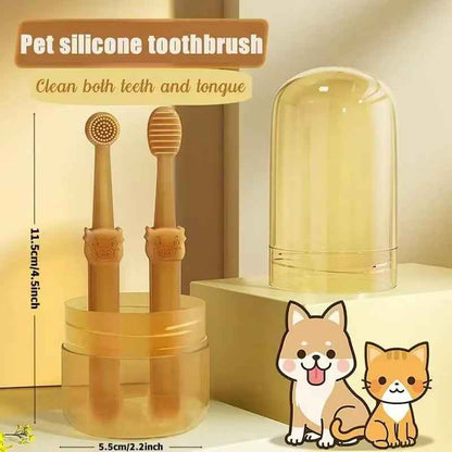 Pet Dental Care Silicone Toothbrush
