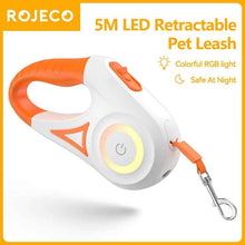 LED Retractable Dog Leash: Stylish & Safe Luminous Pet Lead