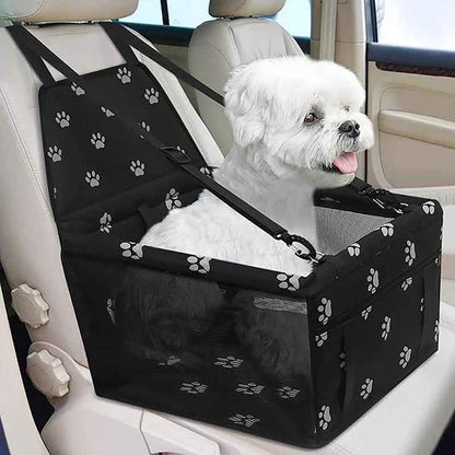 Foldable Dog Car Seat Cover: Secure Travel Hammock
