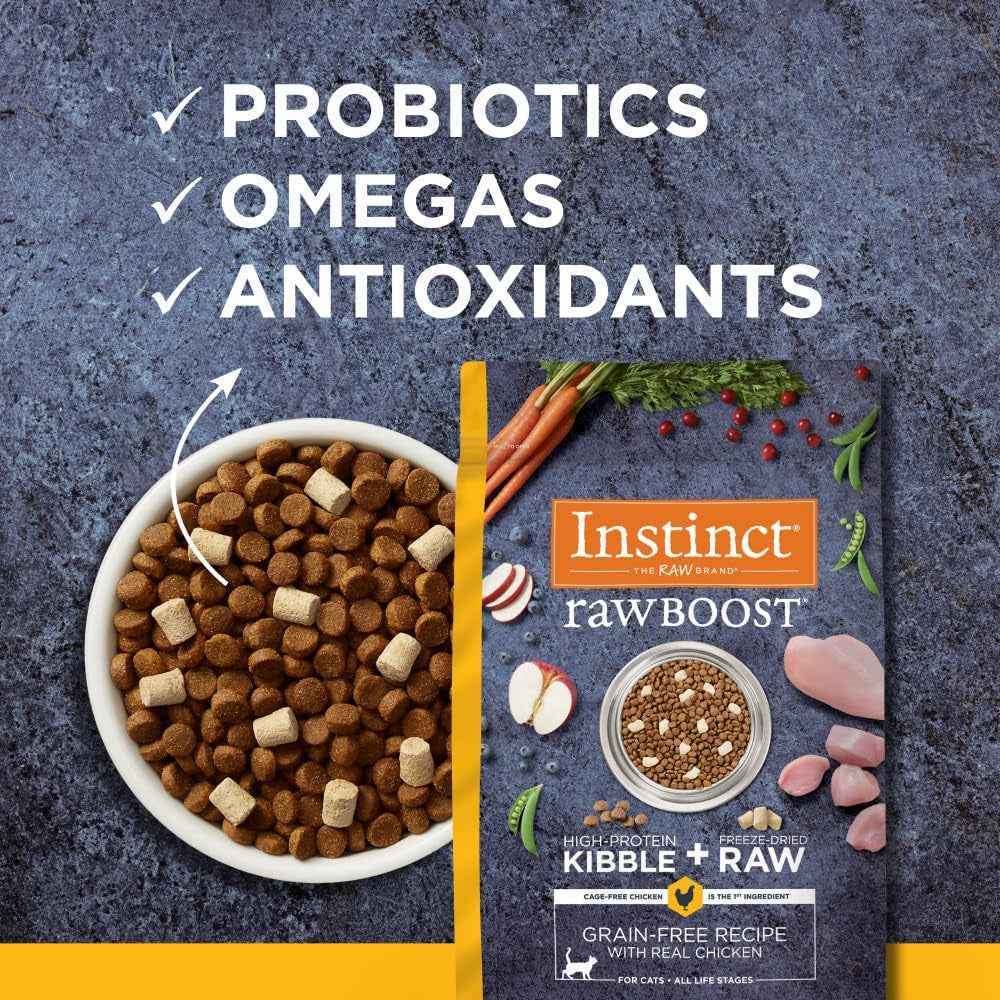 Raw Boost Grain-Free Chicken Dry Cat Food Nutritious
