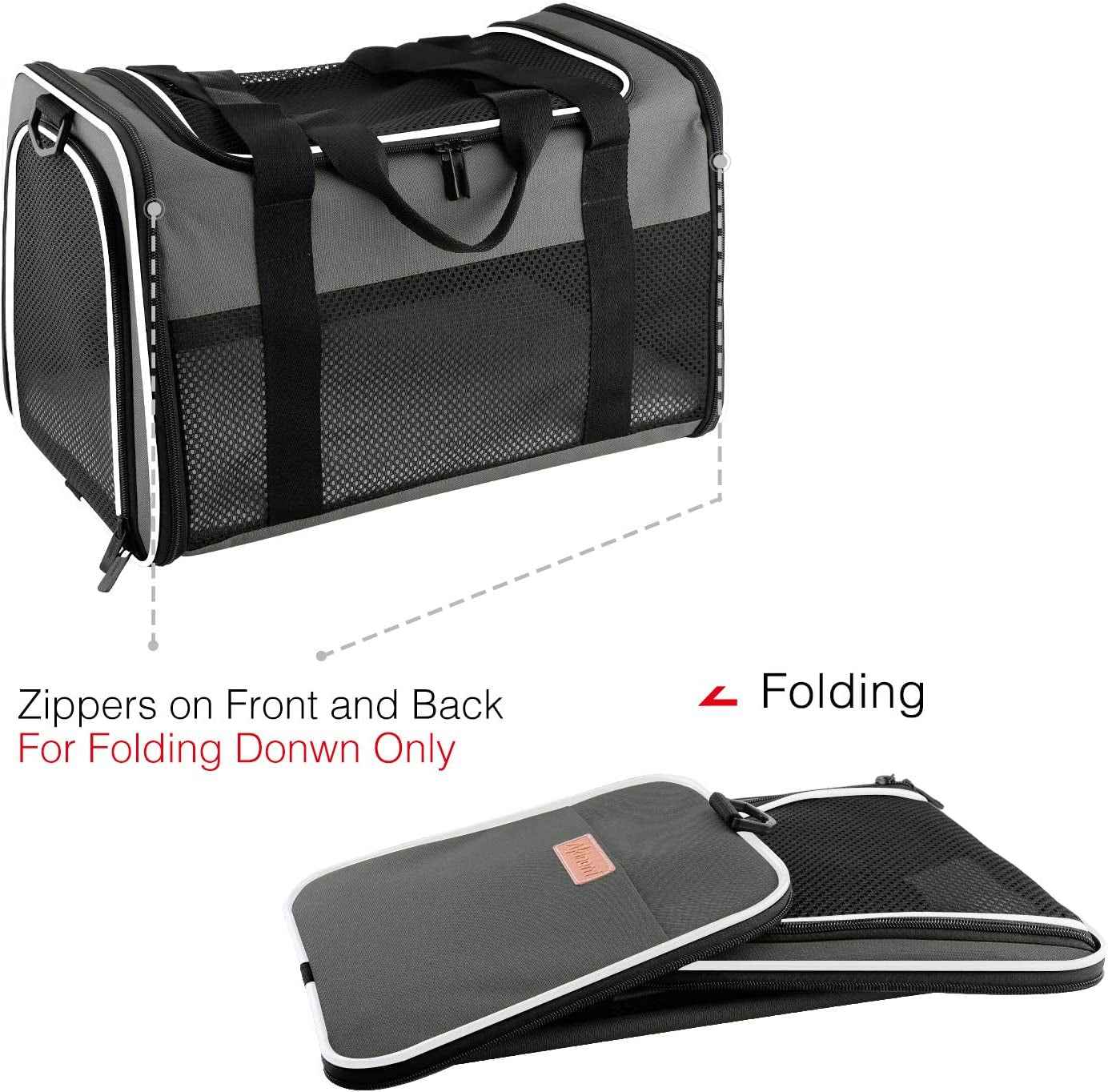 Airline Approved Soft-Sided Pet Carrier for Cats and Dogs