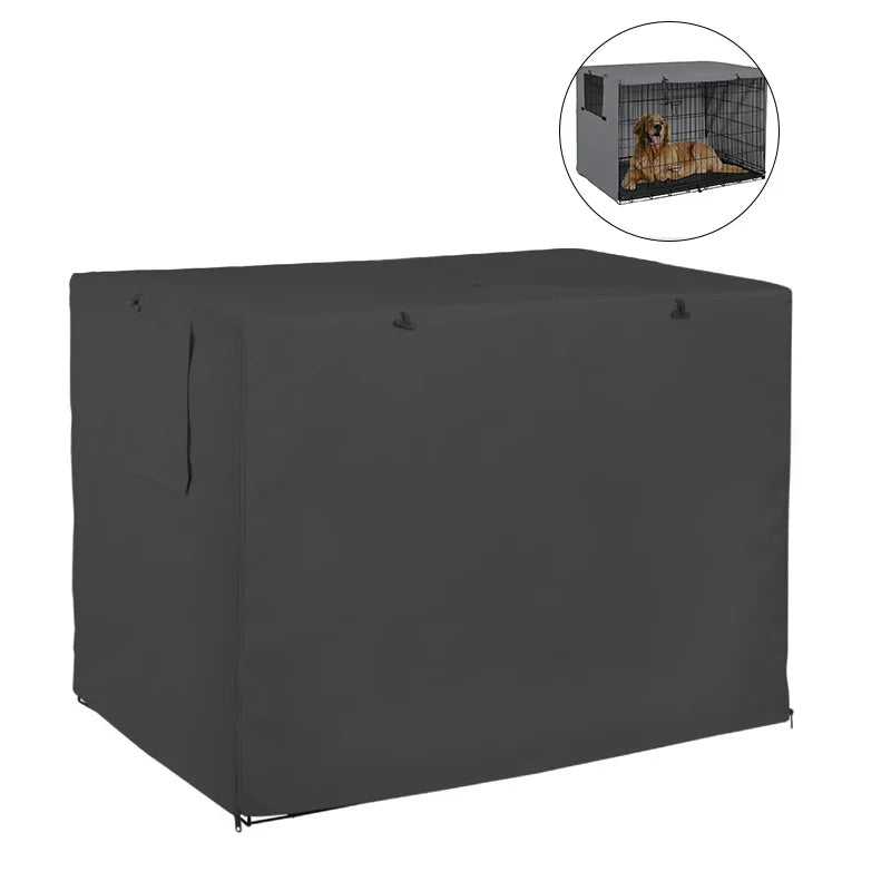 Oxford Pet Crate Cover Waterproof & Sunproof 210D Polyester - HuckMB Pet Supply