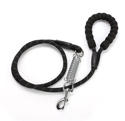 Pet Leash Reflective Nylon Spring Safety Tether Loop Rope - HuckMB Pet Supply