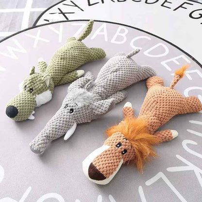 Interactive Squeaky Dog Toys for Teething
