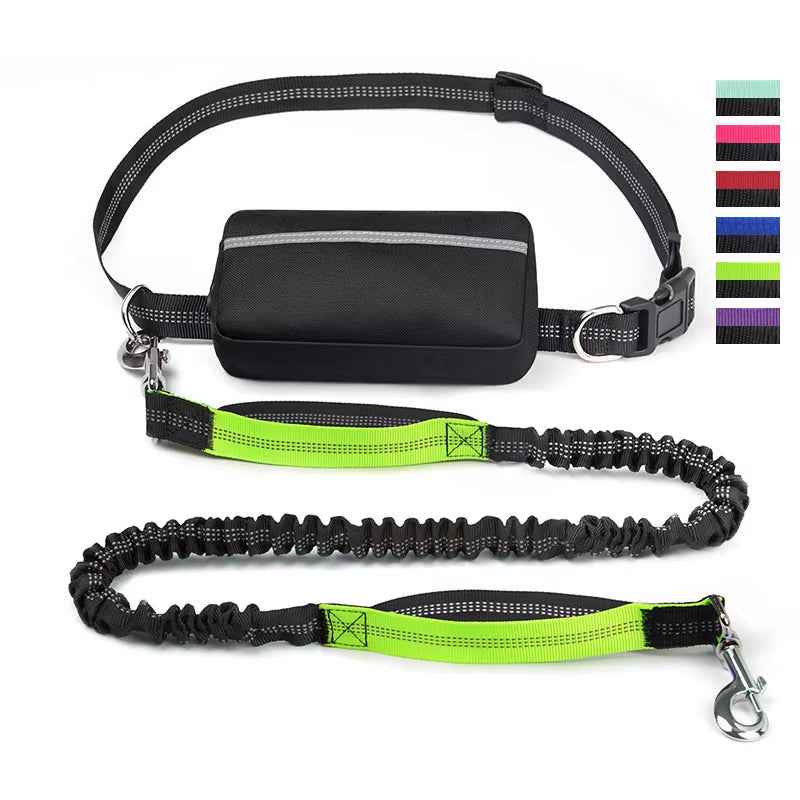 Hands-Free Dog Leash Waist Belt