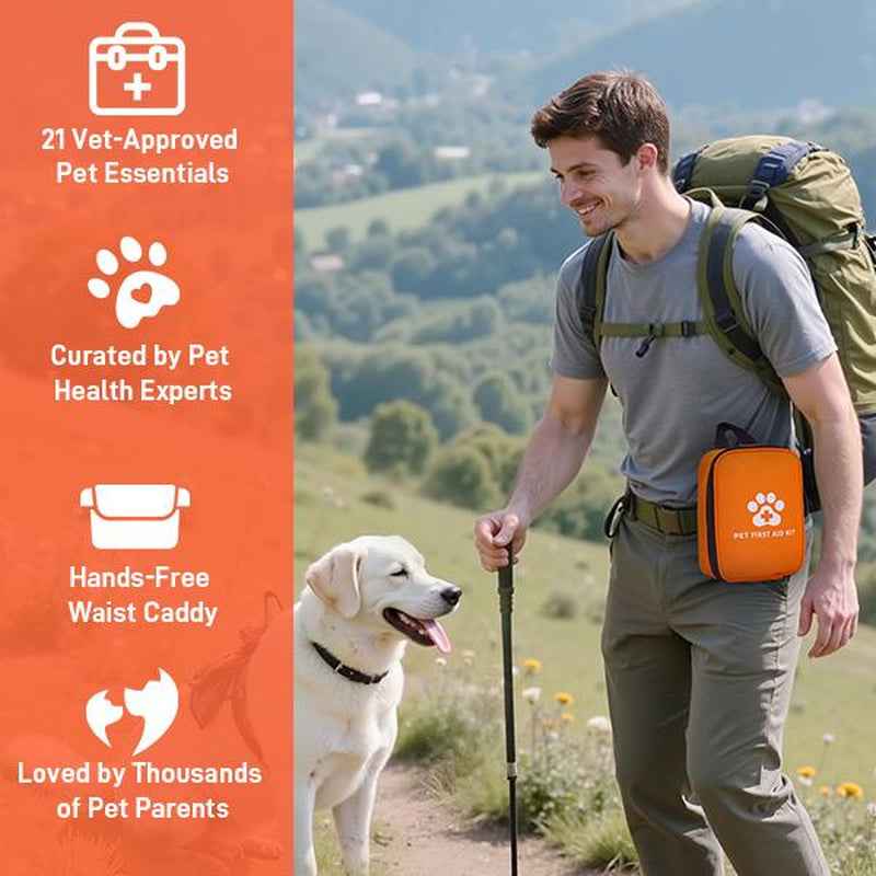 Comprehensive Pet First Aid Kit for Dogs and Cats Emergency