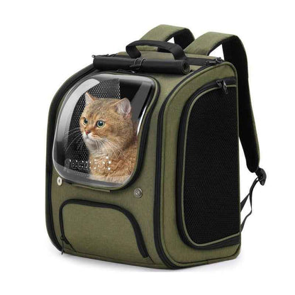 Pecute Cat Backpack Carrier, Large Space Cat Bubble Backpack