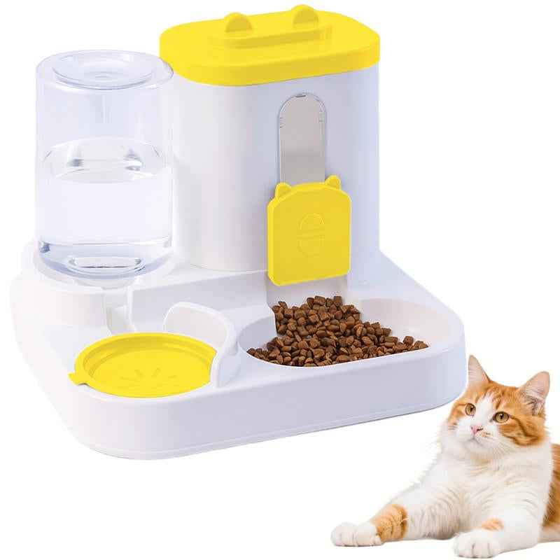 Automatic Cat Feeder and Water Dispenser Set
