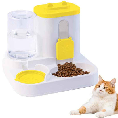Automatic Cat Feeder and Water Dispenser Set