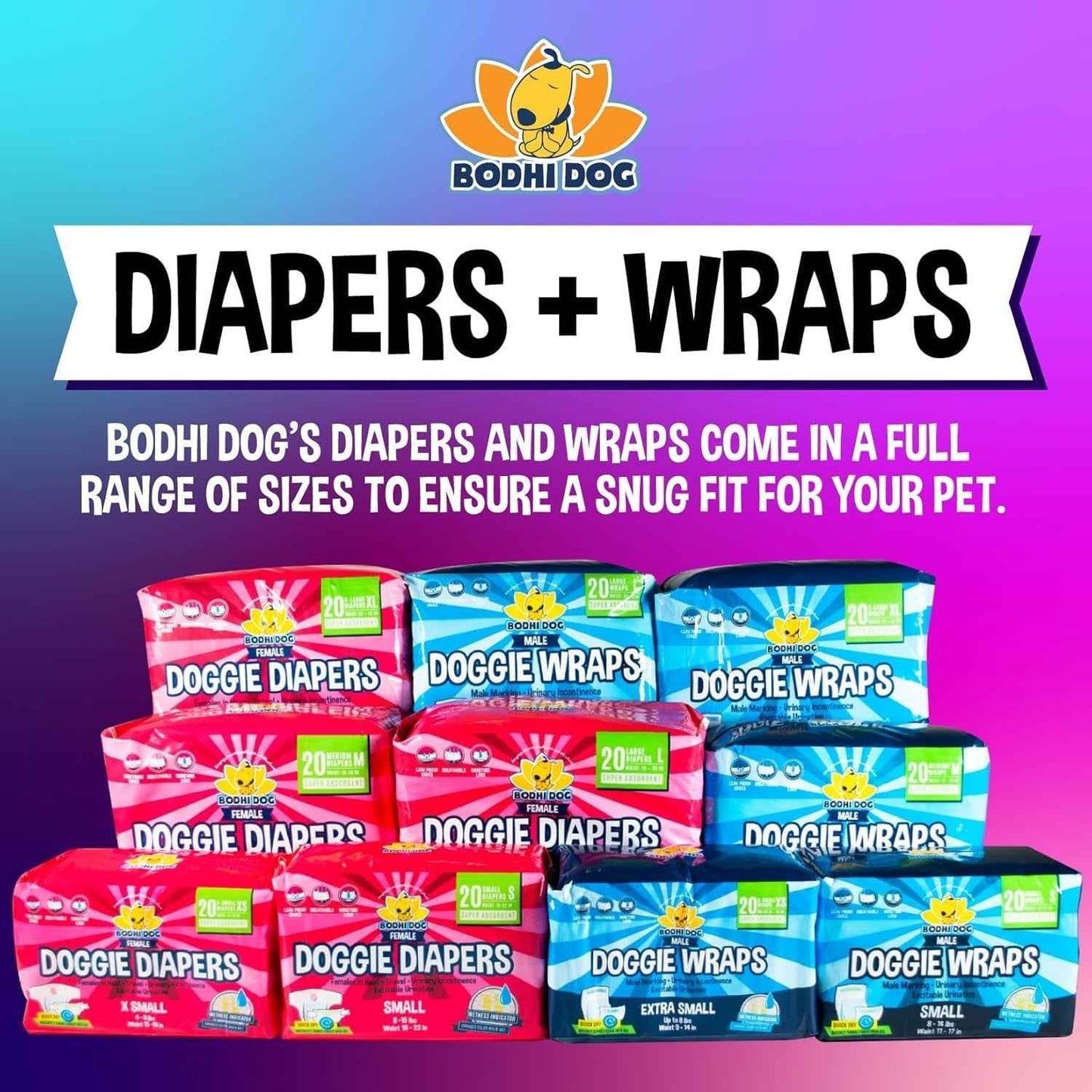Leak-Proof Small Male Dog Diapers with Absorbent Comfort