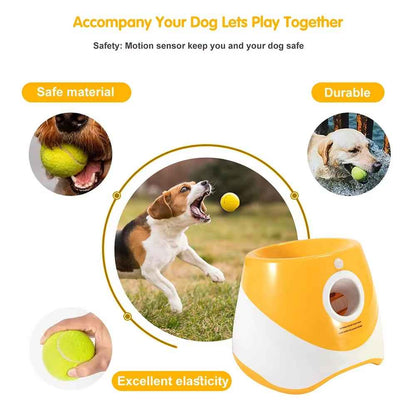 Automatic Dog Ball Launcher with Adjustable Distances