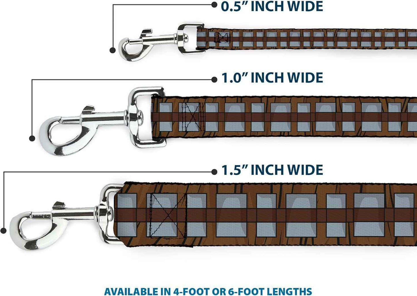 Star Wars Chewbacca Dog Leash 6ft - Durable & Fashionable