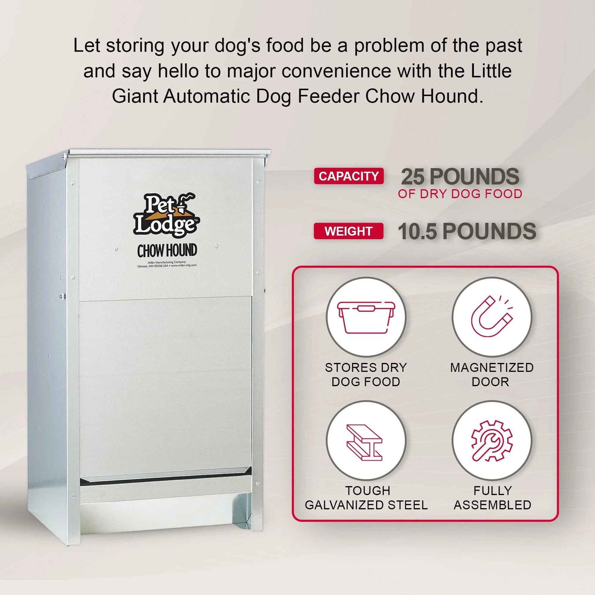 Automatic Steel Dog Food Feeder