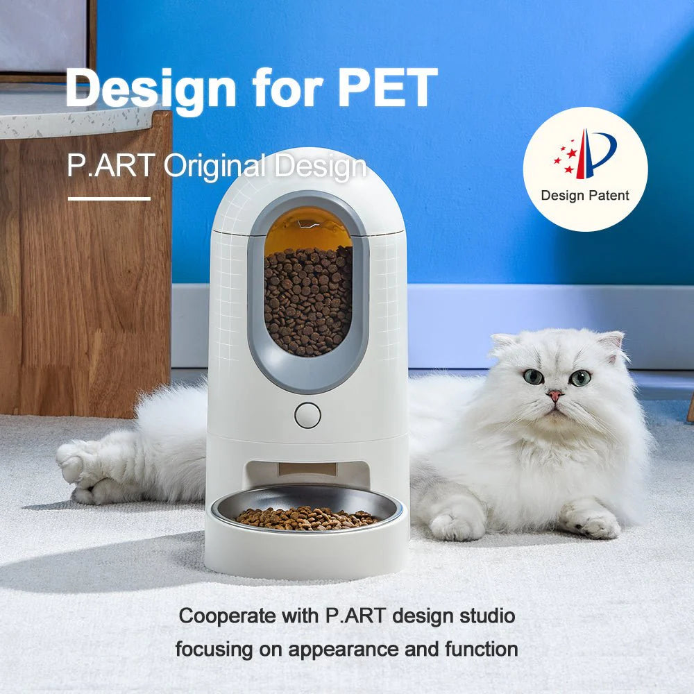 HEYBO Automatic Cat Feeder Timed Cat Food Dispenser Smart - HuckMB Pet Supply
