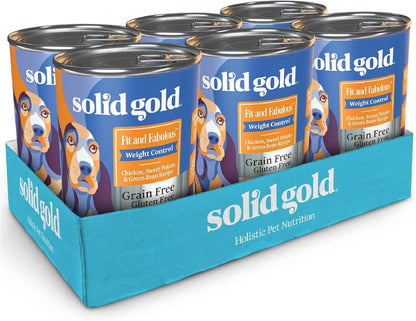 Grain Free Weight Management Dog Food: Solid Gold Wet Recipe