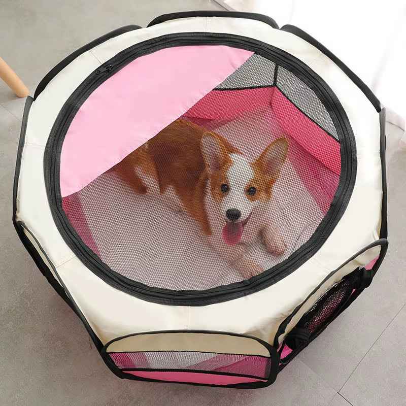 Foldable Pet Nest Tent: Secure Space for Cats & Dogs