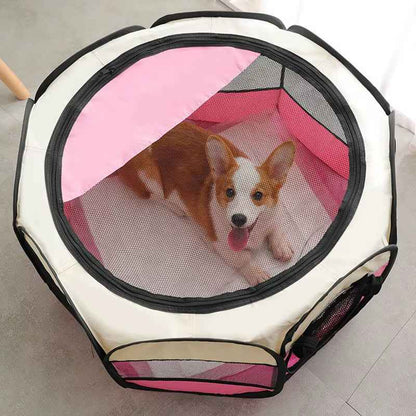 Foldable Pet Nest Tent: Secure Space for Cats & Dogs