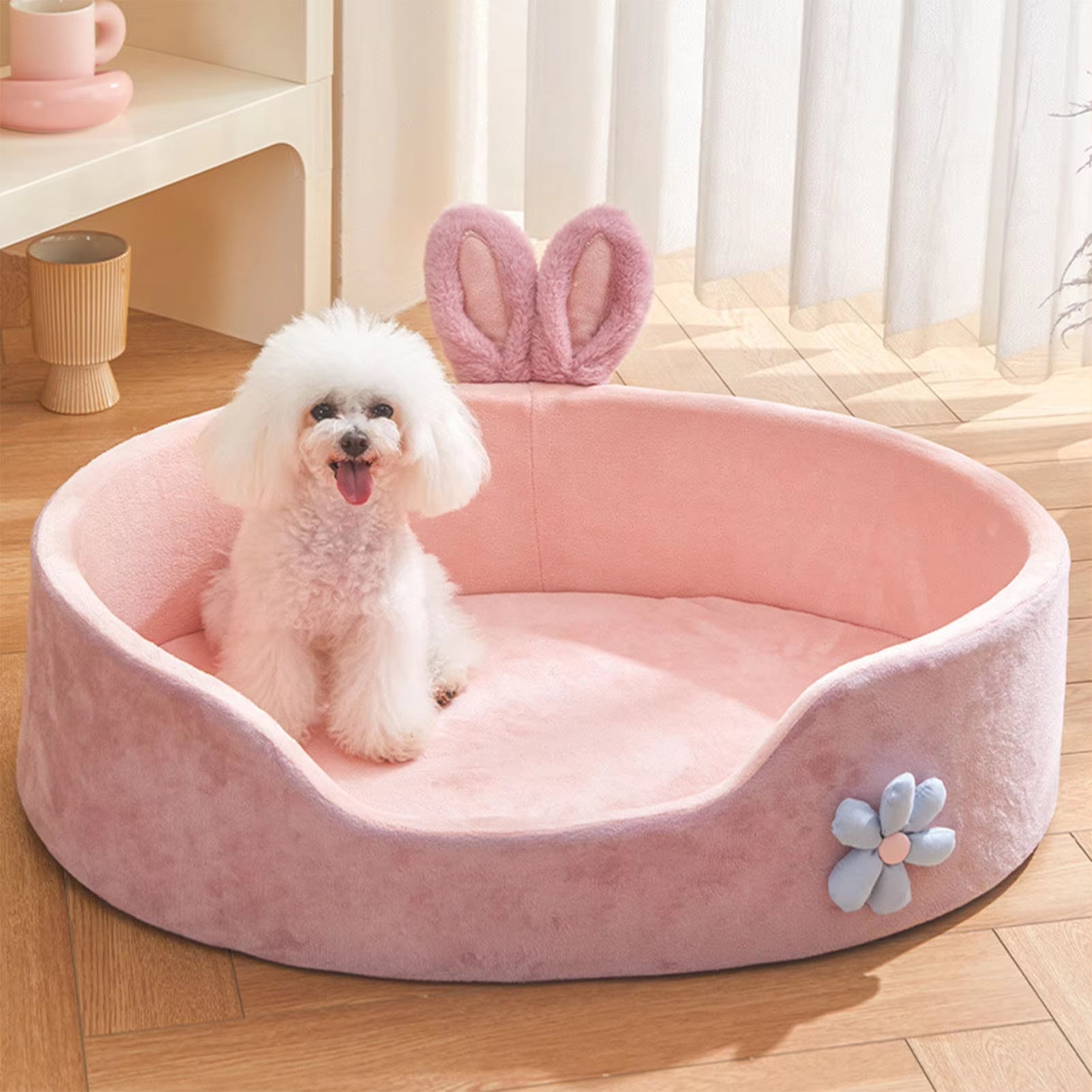 Detachable Washable Pet Bed for Dogs and Cats Season Comfort - HuckMB Pet Supply