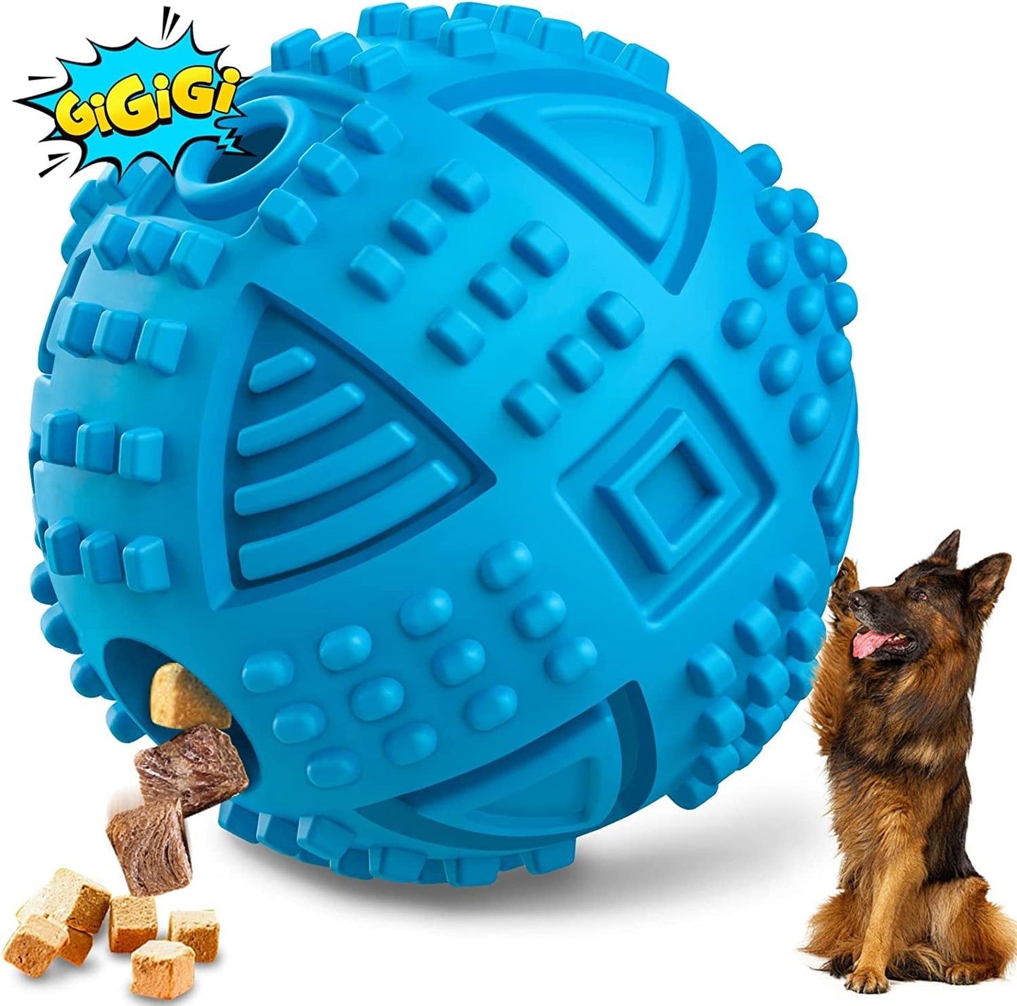 Durable Interactive durable dog treat dispensing toy - HuckMB Pet Supply