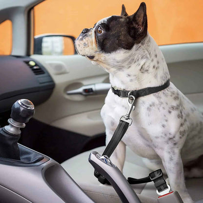 Adjustable Elastic Dog Car Seat Belt for Pet Travel Safety
