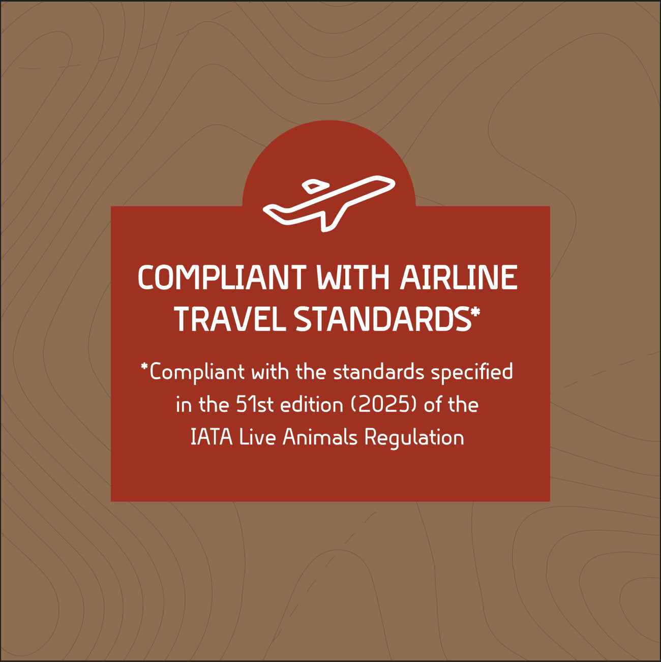 IATA Approved Plastic Dog Travel Crate with Wheels, Large