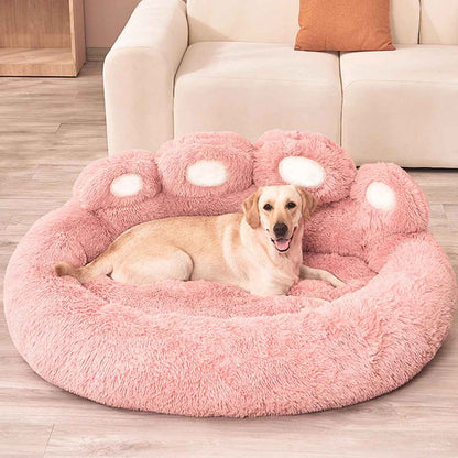 Plush Washable Warm Dog Sofa Bed: Cozy Comfort for Pets