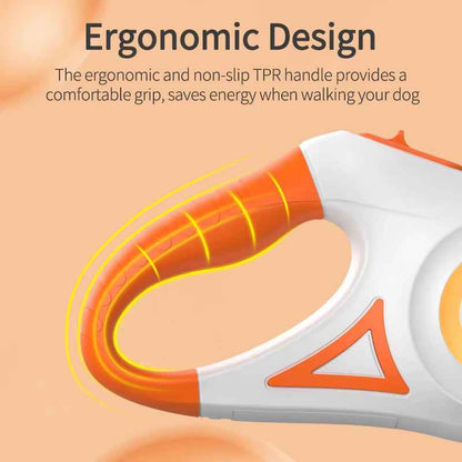LED Retractable Dog Leash: Stylish & Safe Luminous Pet Lead