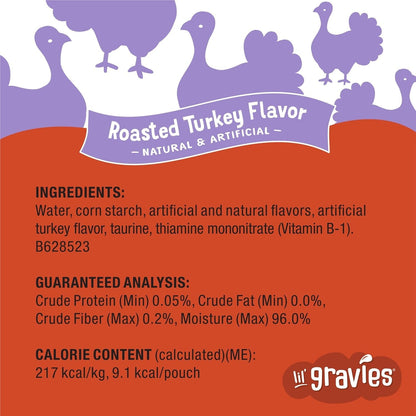 Friskies Turkey Flavor Cat Food Toppers Lil' Gravies Treats - HuckMB Pet Supply
