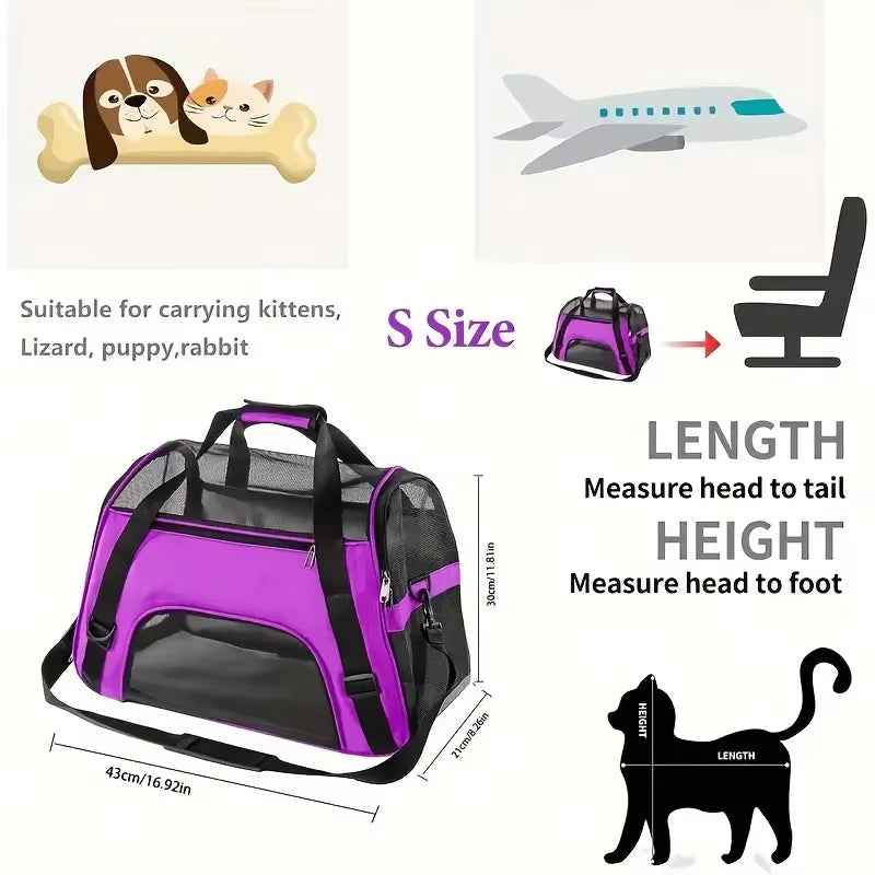 Portable Pet Carrier Bag: Travel with Comfort and Ease