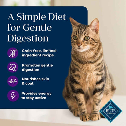 Blue Buffalo Grain-Free Dry Cat Food: Digestive Health