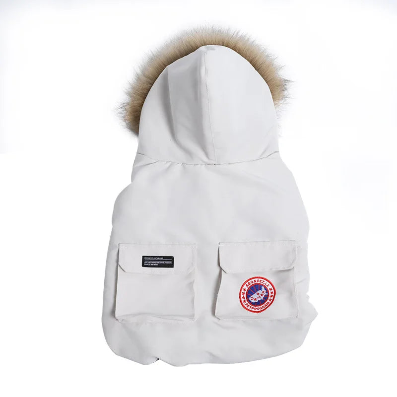 Dog Winter Coat for Small Breeds | Warm Hoodie Vest - HuckMB Pet Supply