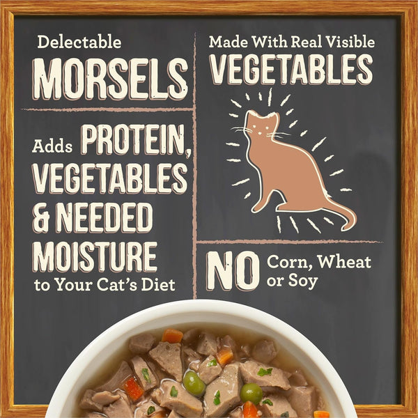 Grain-Free Chicken Wet Cat Food Merrick Purrfect Bistro - HuckMB Pet Supply