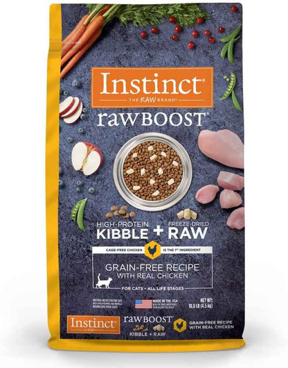 Raw Boost Grain-Free Chicken Dry Cat Food Nutritious