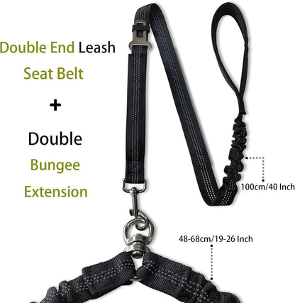 Double 360° No Tangle Dog Leash - Dual Adjustable