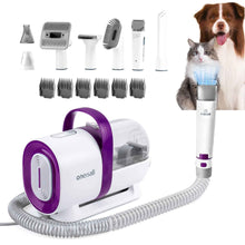 Low Noise Dog Grooming Vacuum Kit with 7 Tools by Oneisall