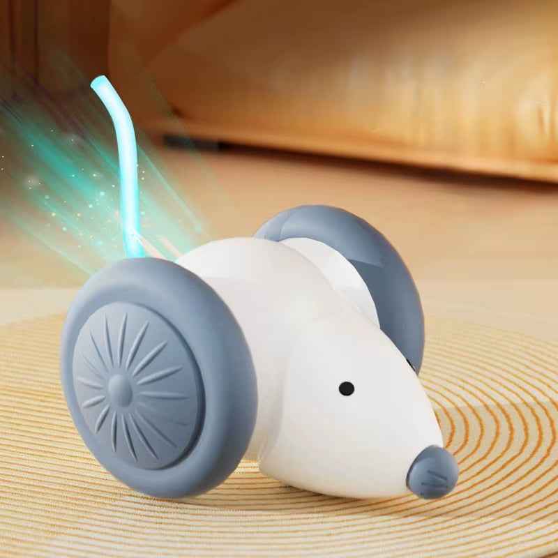 Interactive Cat Toy: Electric Mouse with Obstacle Avoidance