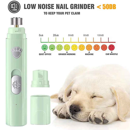 USB Electric Dog Nail Grinder: Painless, Rechargeable