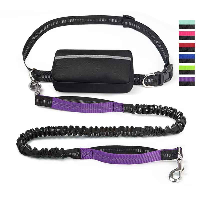 Hands-Free Dog Leash Waist Belt