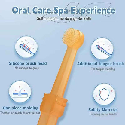 Pet Dental Care Silicone Toothbrush