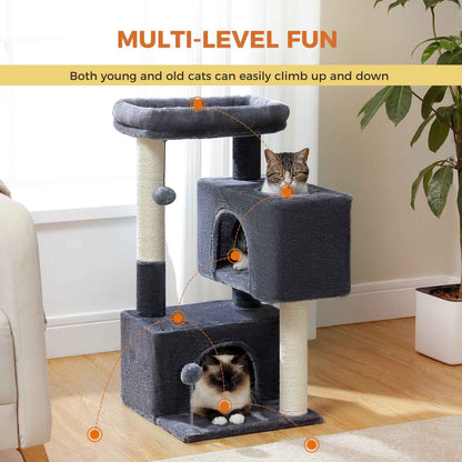Cat Tower With Condos for Medium Cats
