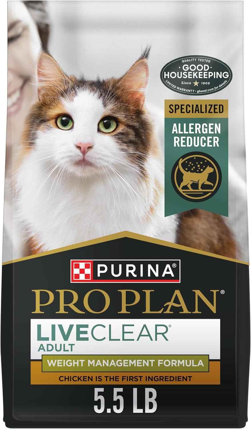Purina LiveClear Weight Loss and Allergen Reducing Cat Food