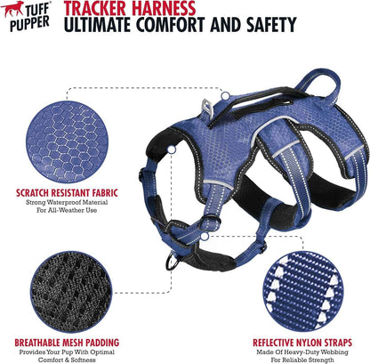 Tuff Pupper Escape Proof Adjustable Dog Harness | 5-Point