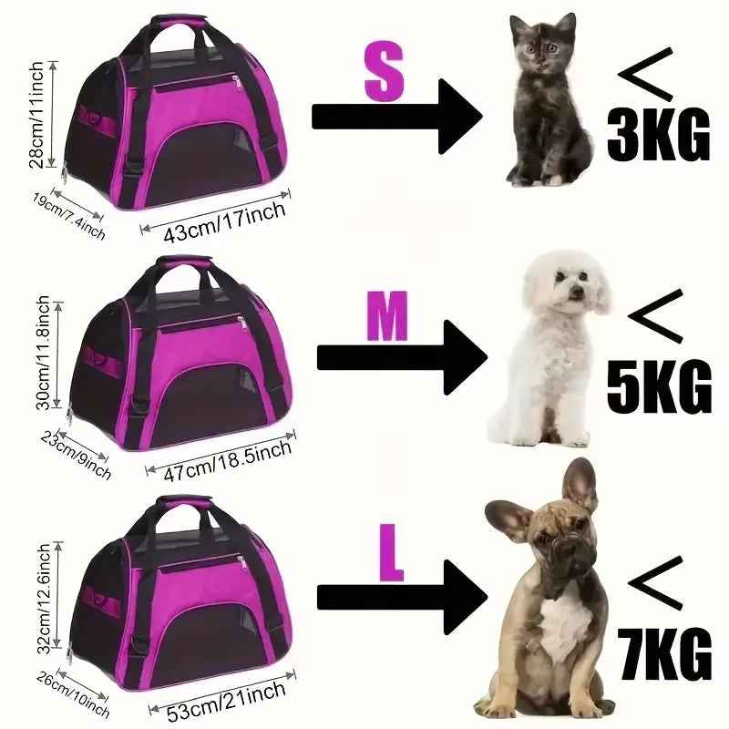 Portable Pet Carrier Bag: Travel with Comfort and Ease
