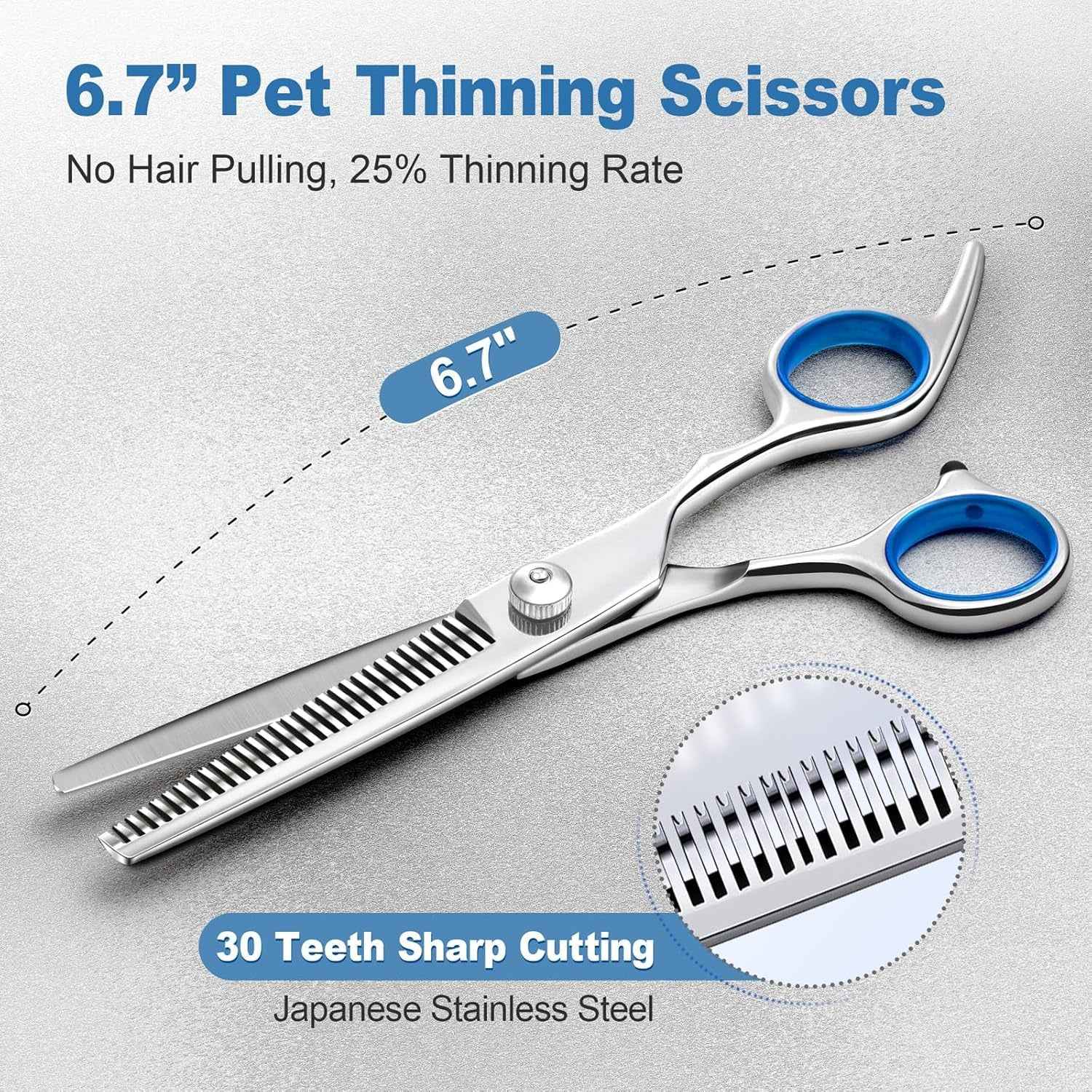 Durable Professional Dog Grooming Scissors Set