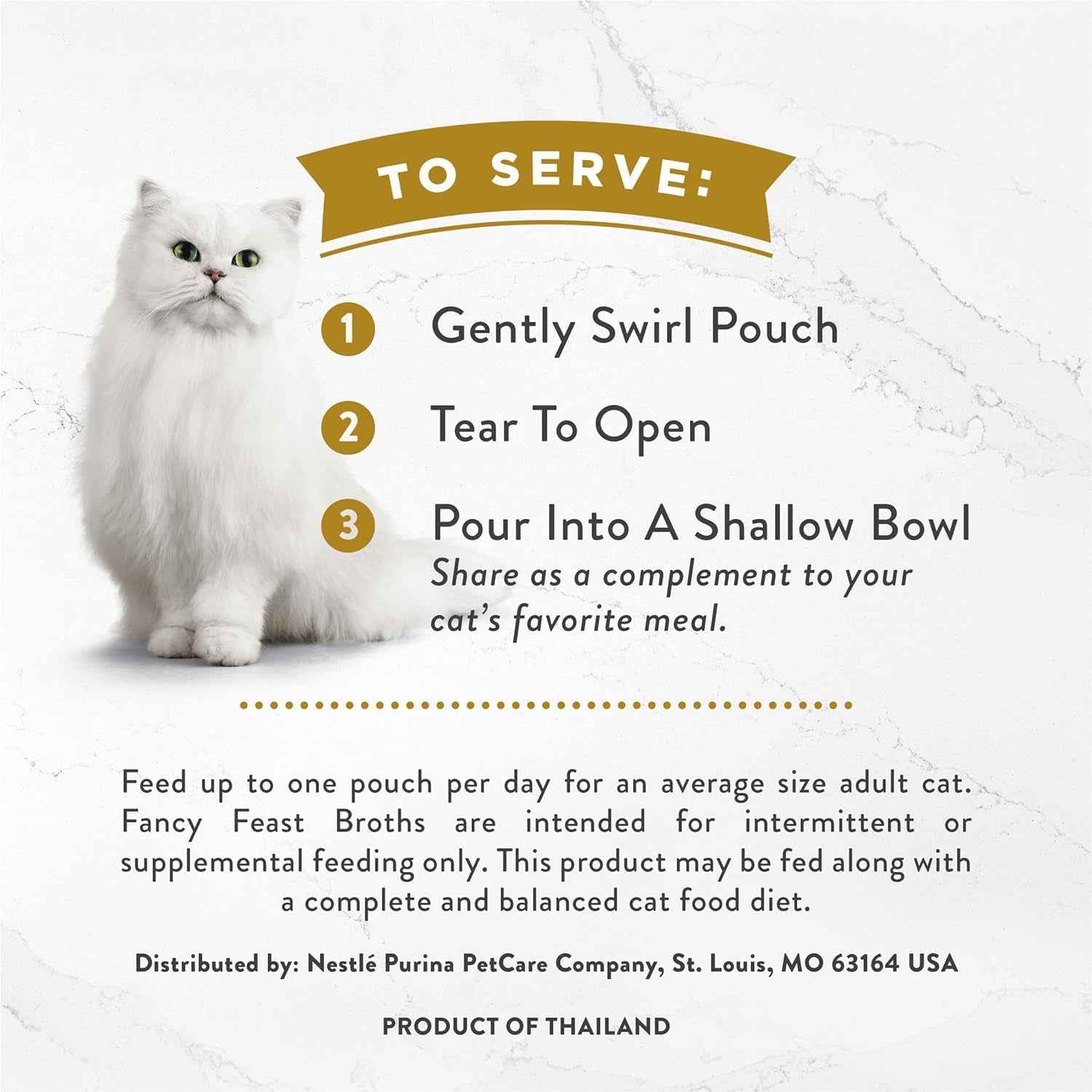 Purina Fancy Feast Senior Cat Broth Toppers White Chicken