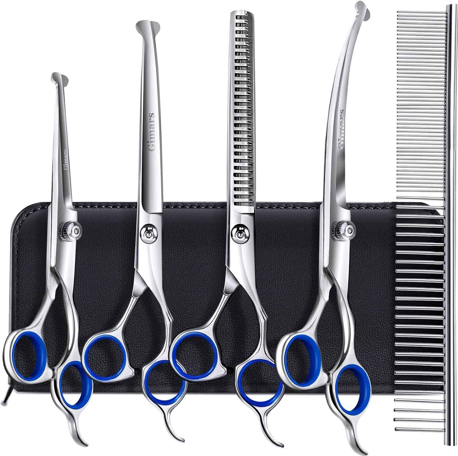 Durable Professional Dog Grooming Scissors Set