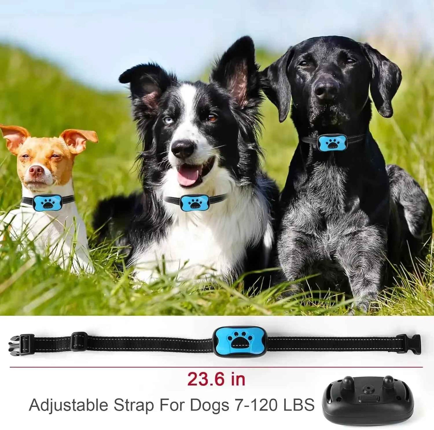 Anti Bark Collar for Dogs USB Rechargeable