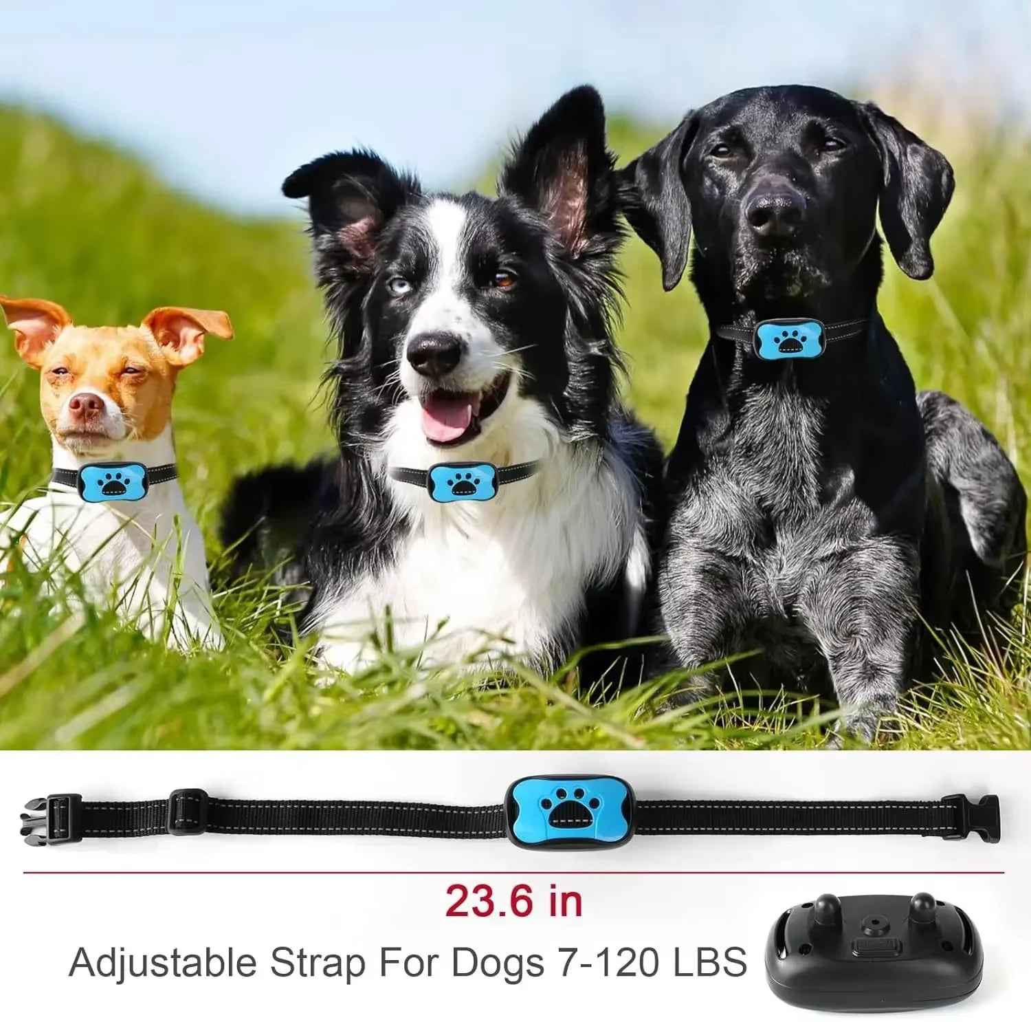 Anti Bark Collar for Dogs USB Rechargeable